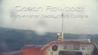 Ocean Rowing Parachute Sea Anchor Training [upl. by Suravart]