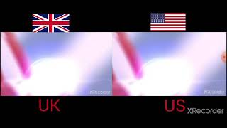 Roary The Racing Car Intro UK VS US [upl. by Aihsined]