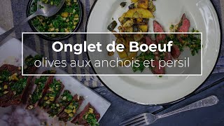 Onglet de Bœuf olives aux anchois et persil  Recette [upl. by Meridith]