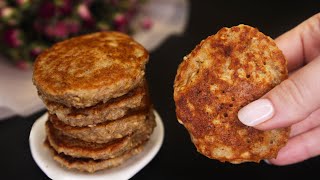 Haferflocken Köstliche zuckerfreie Frühstück ohne Weizenmehl in 5 Minuten Nur 4 Zutaten [upl. by Lennad246]