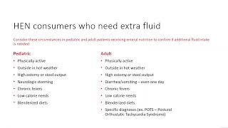 Fueling your engine with enteral nutrition Making wise choices around hydration and feeding [upl. by Stacee549]