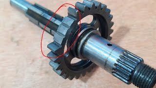 Quick And Easy Gear Repair Without A Lathe [upl. by Nareik]