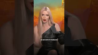 ANYA TAYLOR JOY HABLANDO ESPAÑOL [upl. by Yaluz747]