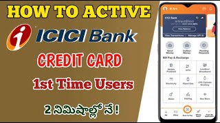 How to Active Icici bank credit cards first time usersAmazon pay icici bank credit card activation [upl. by Celestyna]