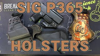 5 Options For Sig P365 Holsters [upl. by Iras]