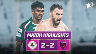 Match Highlights  Mohun Bagan Super Giant 22 Odisha FC  MW 9  ISL 202324 [upl. by Ekeiram]