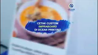 Cetak Custom Impraboard  Ocean Printing [upl. by Nelrac]