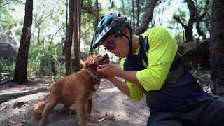 Molly My Trail Dog  Westleigh MTB Mountain Bike Park  H20 [upl. by Eiwoh467]