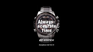 CASIO EDIFICE ECB800 Alwaysaccurate Time [upl. by Kralc]