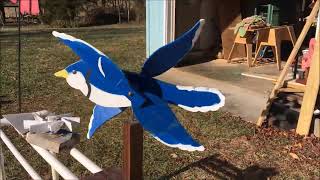 DIY  How to make 2 whirligig propellers spin in opposite directions [upl. by O'Gowan]