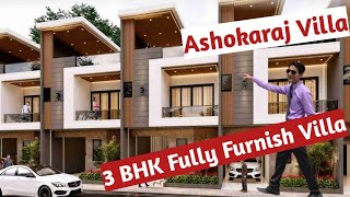 Ashokaraj Fully Furnished Luxury 3BHK Villa for Sale in Greater Noida [upl. by Ilojne]