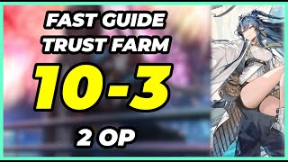 103 Trust Farm 2 OP  Fast Guide  Arknights [upl. by Geno]