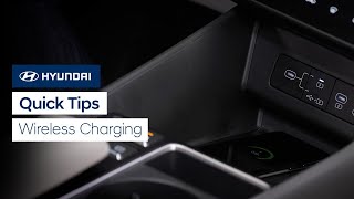 Quick Tips Wireless Charging  Hyundai [upl. by Ardis]