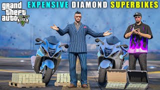 GTA 5  BUYING EXPENSIVE DIAMOND SUPER BIKES  BB GAMING [upl. by Orual]