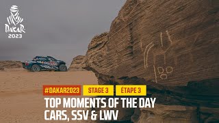 Cars Top moments  Étape 3  Stage 3  Dakar2023 [upl. by Belier]