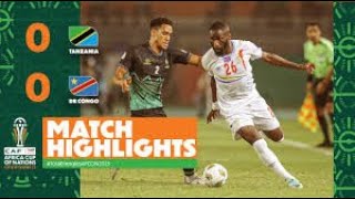 DRC VS TANZANIA ALL GOALS AFCON MOROCCO 2025 Qualifiers [upl. by Klara506]