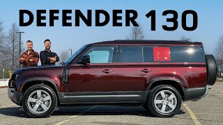 2023 Land Rover Defender 130 Quick Review  More Seats [upl. by Forelli]