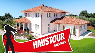 Haustour Stadtvilla im ToskanaStil von Haas Fertighaus  Urlaubsfeeling zuhause  Hausbau Helden [upl. by Nachison]