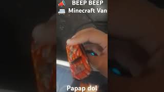 BEEP BEEP Minecraft Van 📣🚐 Papap dol [upl. by Woodward40]