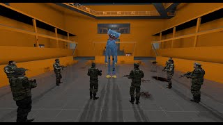 Gmod Crazy Huggy Wuggy just teleport in mgorange arena [upl. by Riabuz]