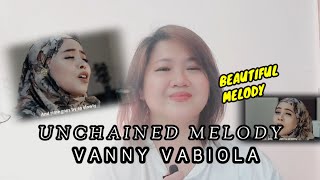 VANNY VABIOLA  UNCHAINED MELODY COVER  RIGHTEOUS BROTHERS   REACTION VIDEO [upl. by Enriqueta]