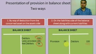 Accounting for provision prov for doubtful debts in Hindi [upl. by Ahsilat]