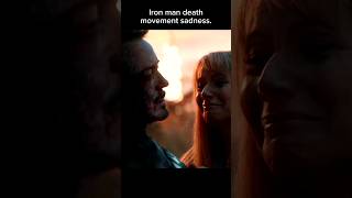 Iron man death scene sad movement  shorts trending ironman [upl. by Latia744]