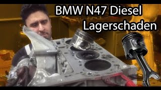 BMW N47 Lagerschaden Kurbelwelle amp Pleul Ausbau [upl. by Atalaya]