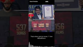 Guiness World Record To Megastar Chiranjeevi 🙏 shorts guinessbookofworldrecord guinessworldrecord [upl. by Otreblaug333]