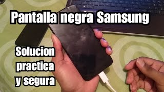 Mi celular Samsung se pone la pantalla negra solución [upl. by Gierk]