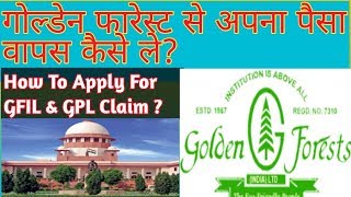 How to apply for Golden Forest amp Golden Projects claimGolden ForestGolden Forest Refund [upl. by Annavoj]