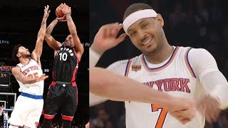 DeMar DeRozan Game Winner Lowry Out for Season Raptors vs Knicks [upl. by Johnathon]