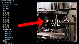 Real Drum Samples  Free Real Drums  Soundpacks [upl. by Eladnek]