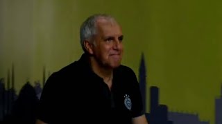 Zeljko Obradovic Ülker Arena’da yeniden tezahüratlarla anons ediliyor… [upl. by Lewendal771]