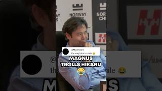 Magnus Carlsen TROLLS Hikaru Nakamura WITH COMMENTS FROM YOUTUBE [upl. by Etz503]