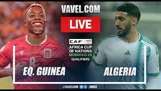 CAF africa Cup of Nations EkwatoriaalGuinee vs Algerië regstreekse sokkerwedstryd [upl. by Anuaek]