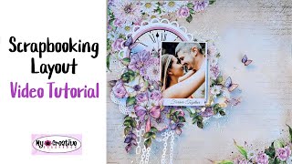 Scrapbooking layout Video Tutorial Scrapboys [upl. by Odnesor]