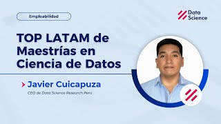 Webinar  TOP LATAM de Maestrías en Ciencia de Datos [upl. by Unni]