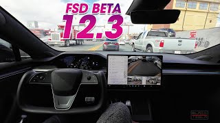 Tesla FSD Beta  123 Downtown to Costco [upl. by Liebman557]