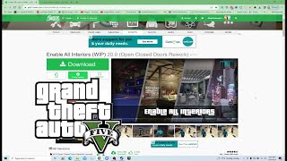 How to Install Enable All Interiors WIP 200 Open Closed Doors Rework GTA 5 MODS [upl. by Snebur548]