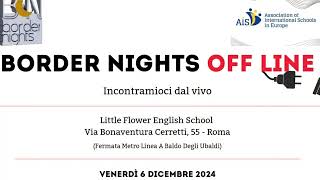 BORDER NIGHTS OFF LINE 6 dicembre  ROMA  FABIOampPAOLO a RUOTA LIBERA [upl. by Leiram]