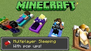 Minecraft Advancement Popup Sleeping System for Servers Tutorial [upl. by Astiram]