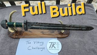 Full build of this beautiful viking sword for the YouTube Viking Challenge [upl. by Alida]