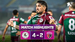 Match Highlights  Mohun Bagan Super Giant 42 NorthEast United FC  MW 15  ISL 202324 [upl. by Aenneea60]