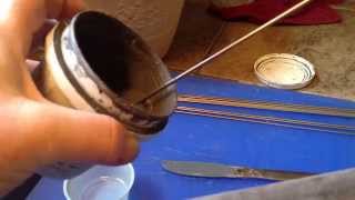 Bead release and mandrel prep for lampworking beads 104coe [upl. by Akinohs]