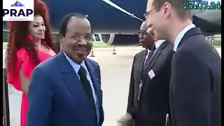 PAUL BIYA IN FRANCE FOR OLYMPIC GAMES [upl. by Ximenes817]