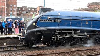 Sir Nigel Gresley shames the Main Operators Darent Flooded lines around Carlisle 23 May 24 [upl. by Siro]