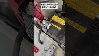 Prius 2010 12 volt battery replacement procedure DIY prius [upl. by Ellessig]