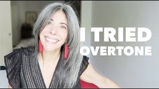 Overtone How to tone yellow hair from gray hair  Elisa Berrini Gómez [upl. by Einhpets]