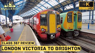 London Victoria to Brighton aboard Gatwick Express  Full Review Class 387 4K [upl. by Nolahs]